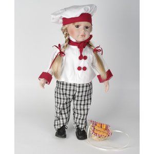 New in Box Collectible  Porcelain Doll